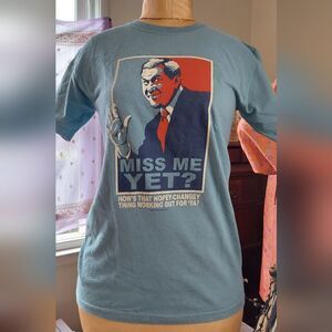 GEORGE W. BUSH "Miss Me Yet" T-Shirt Size S
